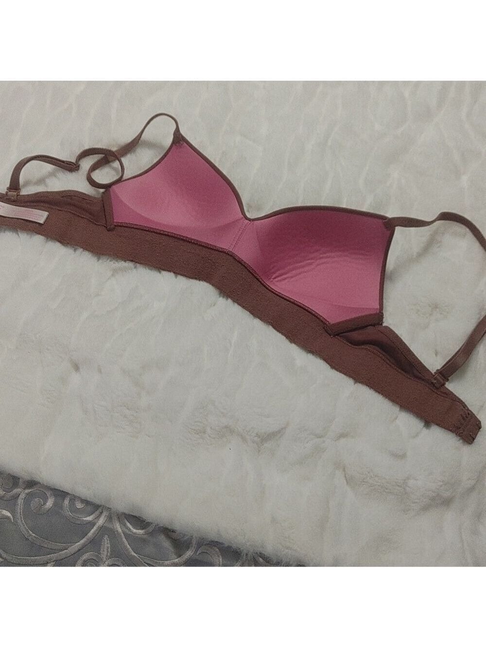 PINK by VS Wear everywhere Wireless lightly lined bra size 32A Purplish Pink - Picture 7 of 9